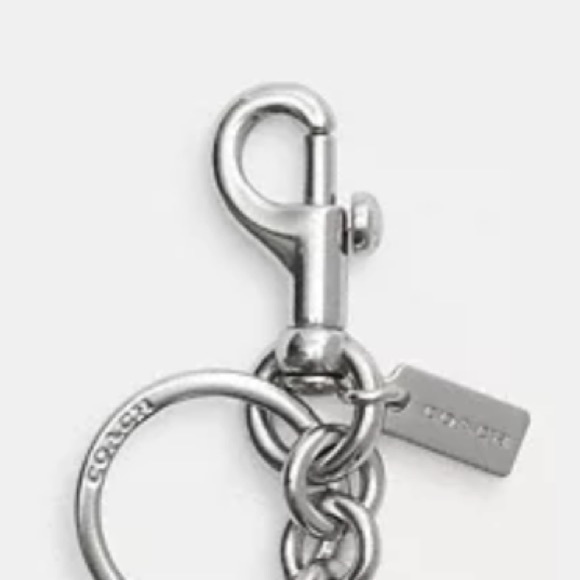 NWT Spinning Star Keychain Fob Bag Charm In Signature Canvas - Picture 4 of 4